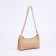 Bag Women's Baget with a zipper, beige color
