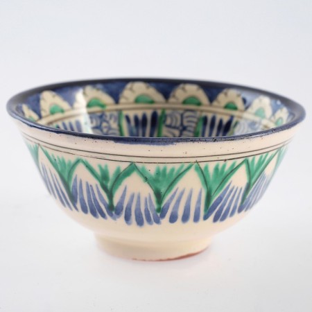 PIALA RISTAN CIRAMICA "Flowers", 11.5 cm, large, mix-9