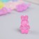 Decor for creativity plastic "Sitting bunny" matte mix 20 g 2.4x1.4x1.1 cm