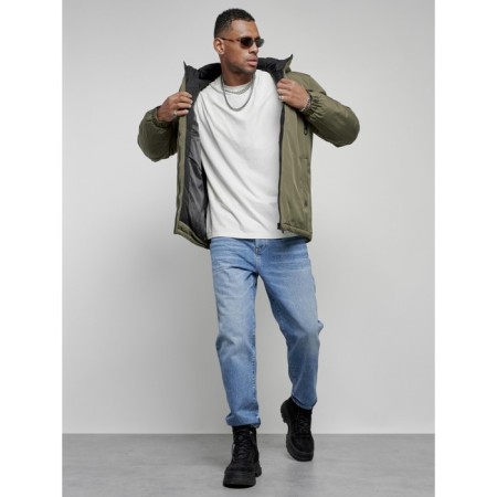 Sports male winter, size 56, khaki color-20