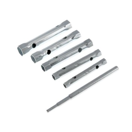 A set of keys-pipe sparta, 6 pcs, 8 x 17 mm, groove, galvanized
