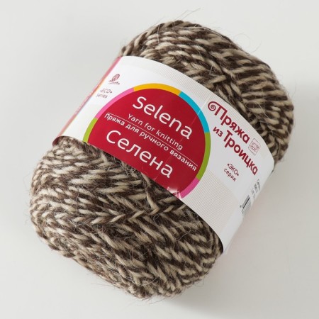 Yarn "Selena" 100% wool 160m/100g (896m)-1
