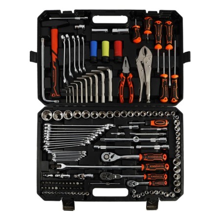 Set of instruments Universal Kingqueen Wib-90006, 72 tooth, 1/2 3/8 1/4 ", 146 items-1