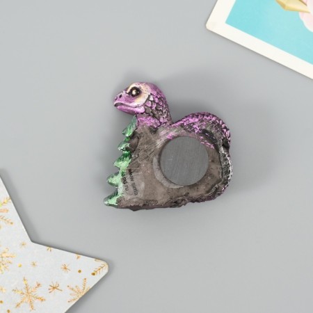 Magnet Polystone "New Year's snake" mix 6x1.5x5 cm-3