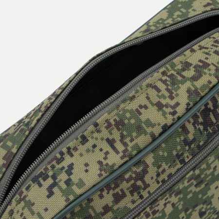 Lightning cosmetic bag, external pocket, camouflage color-2