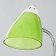 Avi table lamp E27 15W green 16x16x49 cm Risalux