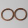 Handles for the bag are wooden, wicker, d = 10.2 / 12.5 cm, 2 pcs, brown color