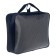 Folder with A4 handles, 360 x 270 x 80 mm, textile, handle "black checkers" 3sh48 9582