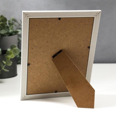 Photo frame plastic 13x18 cm "Golden spiral on white" 20.6x15.6 cm-3