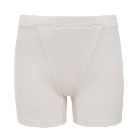 Women's shorts Minaku: Basic Line, Ecrew color, size 44-5