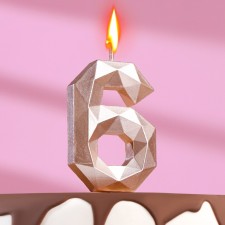 Candle in the cake on the skewer 