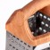 Terka hexagonal share "village", 14.5 × 11.5 × 21.5 cm, brown color