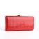 Women's wallet on magnet, red color