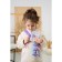 Gift set for the girl "Magic Unicorn", bag, pen, notebook, lilac color