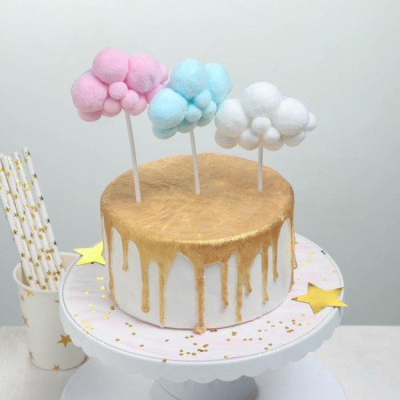 Topper for the cake "Cloud", 17 × 9 cm, color mix-5