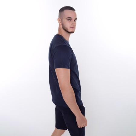 Male T-shirt, dark blue color, size 54-2