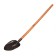 Shovel is universal, with stiffness ribs, l = 147 cm, wooden stalk, Greengo