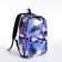 Youth backpack from textiles, 3 pockets, lilac color