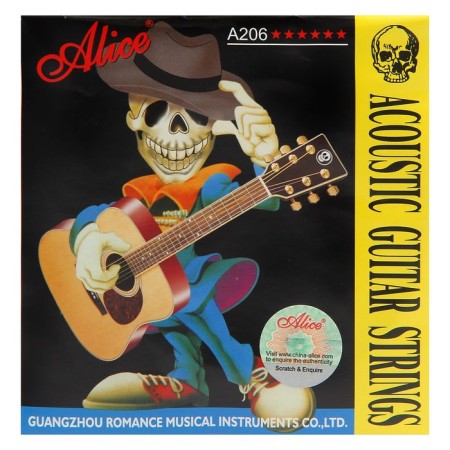 Strings set for the Alice A206-SL Super Light acoustic guitar