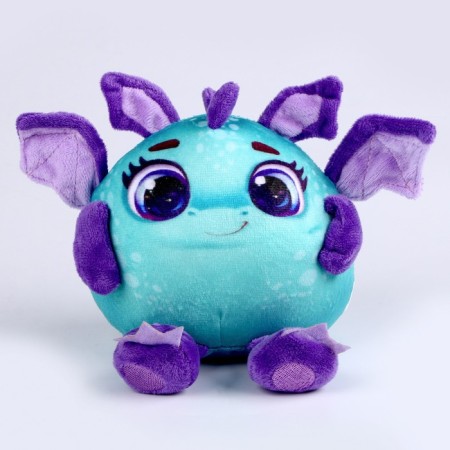 Soft toy "Dragon", purple-green-1