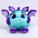 Soft toy "Dragon", purple-green