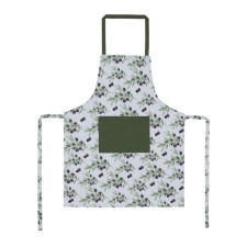 Apron Women's Black Olives, size 60x80 cm, green color