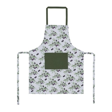 Apron Women's Black Olives, size 60x80 cm, green color