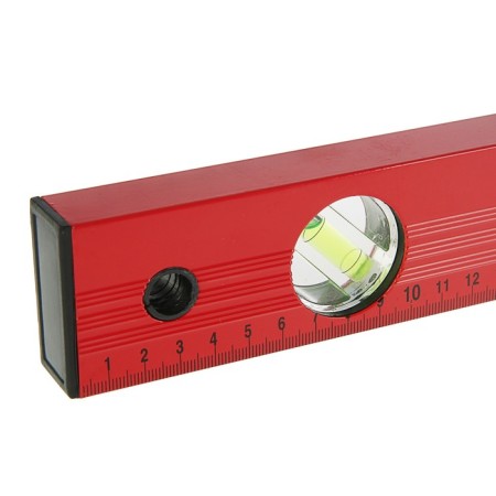 Matrix level, 100 cm, aluminum, 3 eyes, red, ruler-1