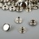 Installation button, omega (o-shaped), iron, d = 12 mm, silver color