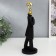 Polystone souvenir "Man - A question mark" Black with gold 33x10x10 cm
