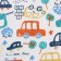 Flanel diaper, size 75x120 cm, 170 g/m, cotton 100%