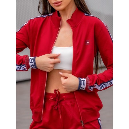 Female ishoi is a suit, size 44, burgundy color-11