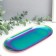 Stainless steel stand "Oval" nechrome 8.5x18 cm