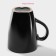 Ceramic share mug "Pastel", 280 ml, black color