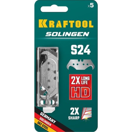 Kraftool Solingen-S24 09643-S5_z02 blades, trapezoidal, 5 pcs.-4