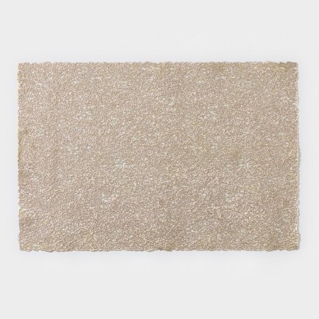Serving napkins on the table "straw", 30 × 45 cm, 4 pcs, gold-1