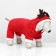 New Year's costume "Deer", XL (DS 35, OG 47 cm), red