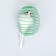 Toy "Mouse in a ball", 7 cm, white/green