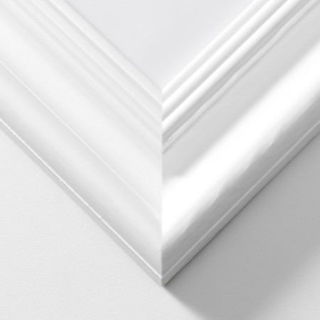 Photo frame Liza 40x50 cm white (plastic screen)-2