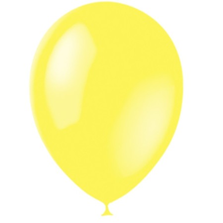 Latex ball 12 ", pastel, set 100 pcs., Yellow color