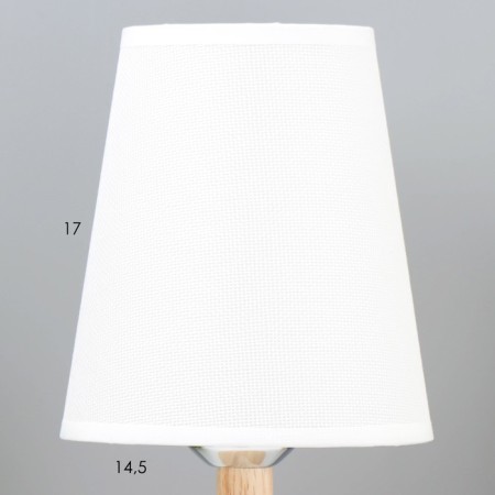 Bordeaux table lamp E27 40W white 14x14x30 cm Risalux-2