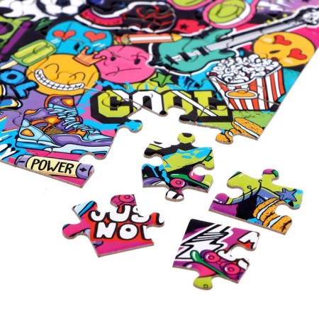 Thermal engine with puzzle "Cool stickers", 54 elements, 350 ml-4