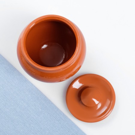 Set "Vyatka Ceramics Trio" 0.5lx3pcs + grasp, terracotta-1