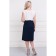 Female skirt, size 44, blue color