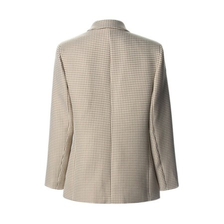 Jacket female double -breasted mist p. 44, beige/white-8
