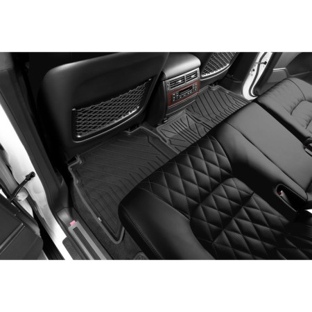 Kvesta 3D rugs in the cabin for Toyota LC 200, 2015-2021, 5 pcs, black, gray-8