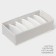 Organizer for linen 6 cells LadOM, 34x15x10 cm, beige color