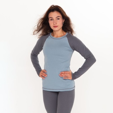 Women's thermal underwear (longshit, leggings) color gray-blue, size 48-1