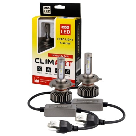 Automobile lamp LED CLIM Art H4K9A, 12V, P43T (H4), 2 pcs