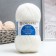Angora warm yarn 40% wool, 60% acrylic 480m/100g (01 white)